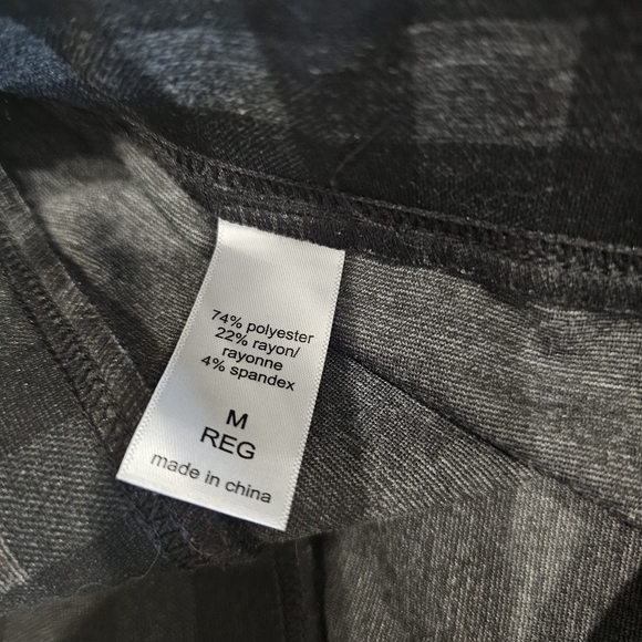 Maurices Black and Gray Plaid Pants - Picture 4 of 4